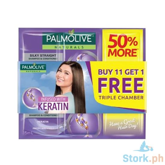 Picture of Palmolive Shampoo Straight Tc 15Ml 11+1S