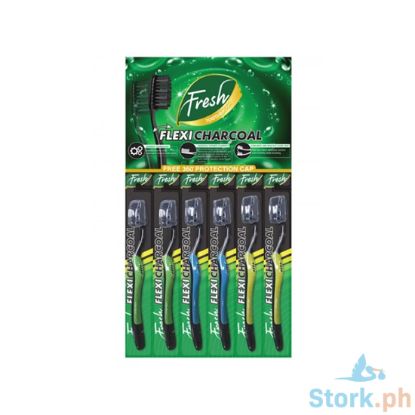 Picture of Quanta Fresh Flexicharcoal Toothbrush 6 Sachet