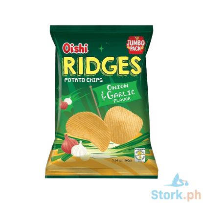 Picture of Ridges Potato Chips Onion And Garlic Flavor 160g