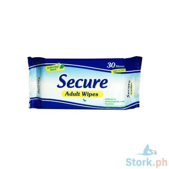 Picture of Secure Adult Wipes 30S