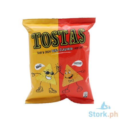 Picture of Tostas Thin and Crispy Dual Flavor Corn Chips 49g