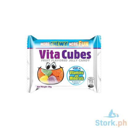 Picture of Vita Cubes Fruit Flavored Jelly Candy 50g