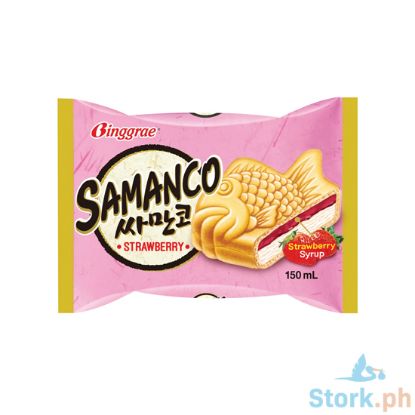 Picture of Binggrae Mel Ice Waffle Samanco strawberry 150Ml