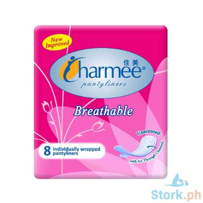Picture of Charmee Breathable Pantyliner Unscent 8s