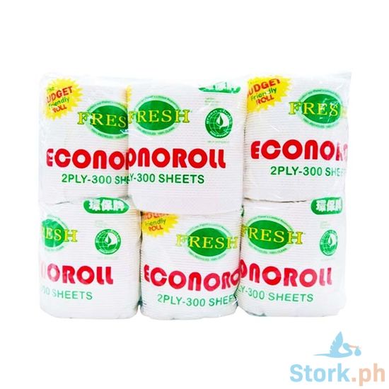 Picture of Fresh Bathroom Econo Roll 300 Sheets 11+1