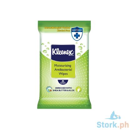 Picture of Kleenex Moist Antibacterial Wipes 10s