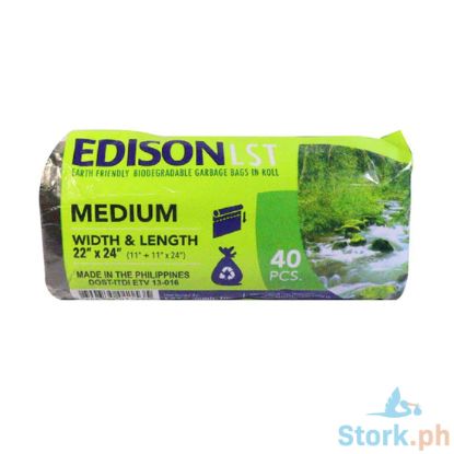 Picture of Lst Edison Bio Garbage Roll Bag Black Medium