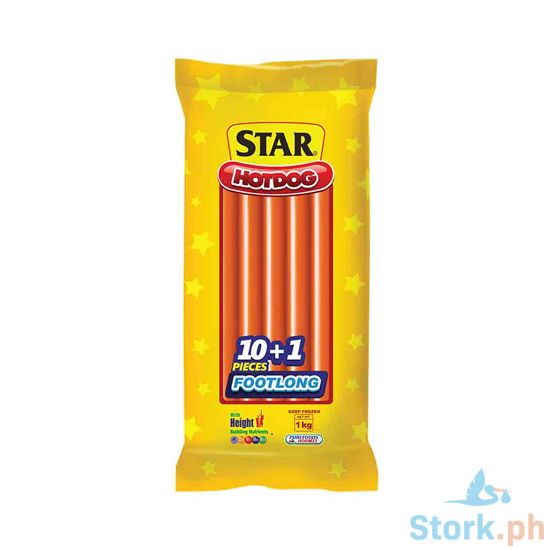 Picture of Purefoods Star Hotdog Footlong 1Kg