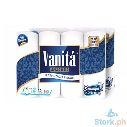 Picture of Quanta Vanita Bathroom Tissue 400 Sheets 2Ply 12s