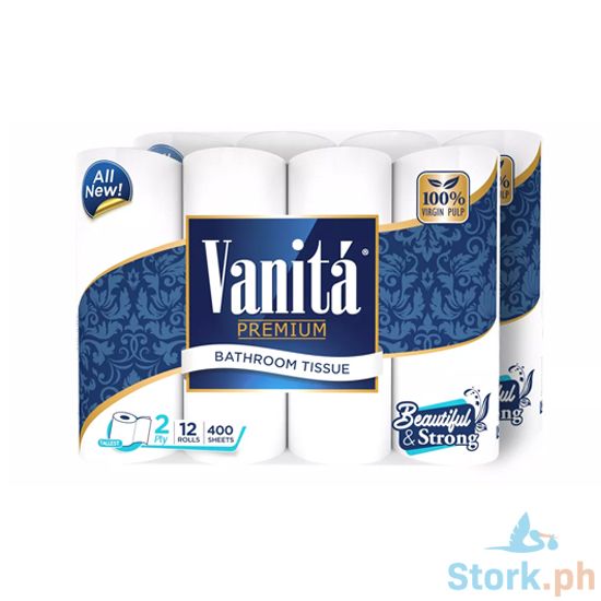 Picture of Quanta Vanita Bathroom Tissue 400 Sheets 2Ply 12s