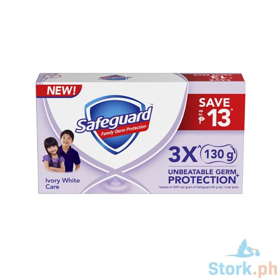 Picture of Safeguard Bar Ivory White Care 130g x 3