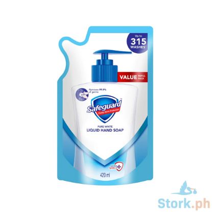 Picture of Safeguard Liquid Hand Soap Purewhite Pouch 420Ml