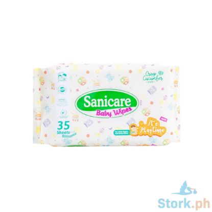 Picture of Sanicare Baby Wipes Playtime 35S