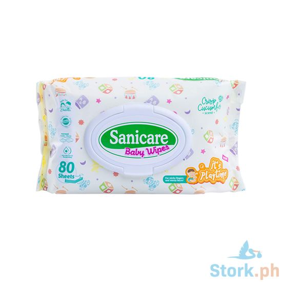 Picture of Sanicare Baby Wipes Playtime 80s
