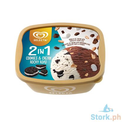 Picture of Selecta Rocky Road Cookies & Cream 1.3L
