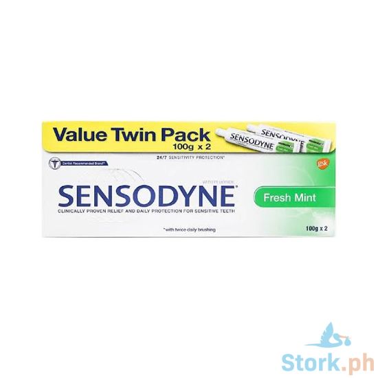Picture of Sensodyne Fresh Mint Toothpaste 100g 2s