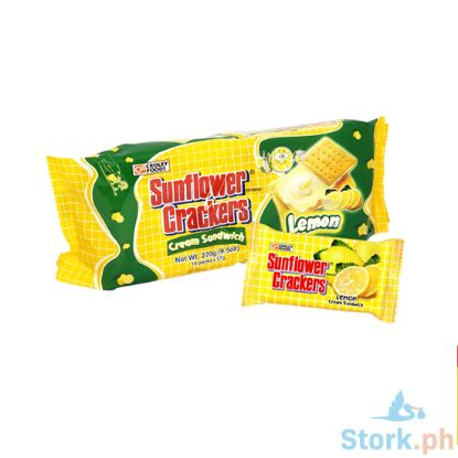 Picture of Sunflower Crackers 27g, Lemon