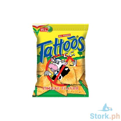 Picture of W.L Food Tattoos Corn Tube Spicy Cheese 10g 12s
