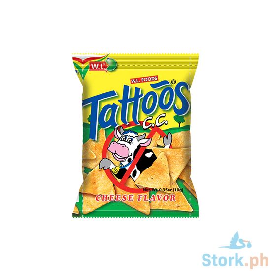 Picture of W.L Food Tattoos Corn Tube Spicy Cheese 10g 12s