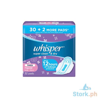 Picture of Whisper Superclean N Dry Wings 32 Pads