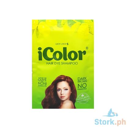 Picture of Camil iColor Hair Dye Shampoo Dark Brown 30Ml