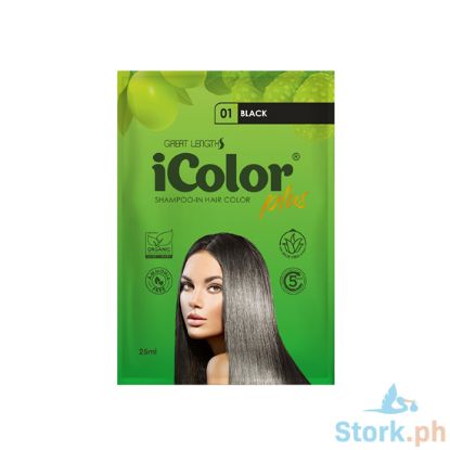 Picture of Camil iColor Or Hair Dye Shampoo Black 25Ml