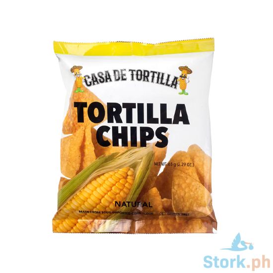 Picture of Casa De Tortilla Nacho Chips Small Plain 65g