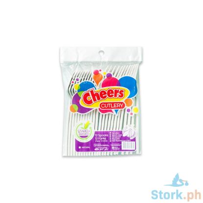 Picture of Cheers Plate Natural 12Pcs