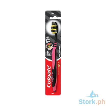 Picture of Colgate toothbrush Zigzag Charcoal 