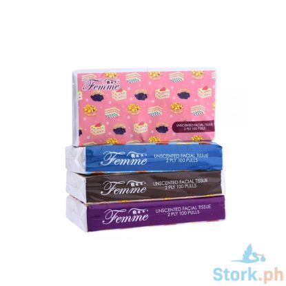 Picture of Femme Big Travel Pack 2Ply 100Pulls