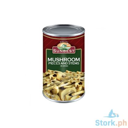 Picture of Sunbest Mushroom Pieces And Stems 400g