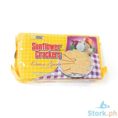 Picture of Sunflower Cracker 170g, Onion And Garlic