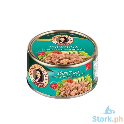 Picture of Tuna Chunks Sunflower Oil 185G De 100%