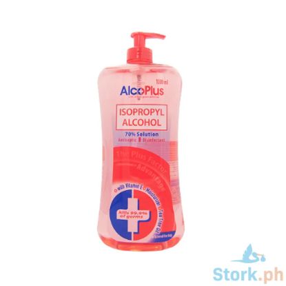 Picture of Alcoplus Isopropyl Alcohol 70% Solution Pump 1L