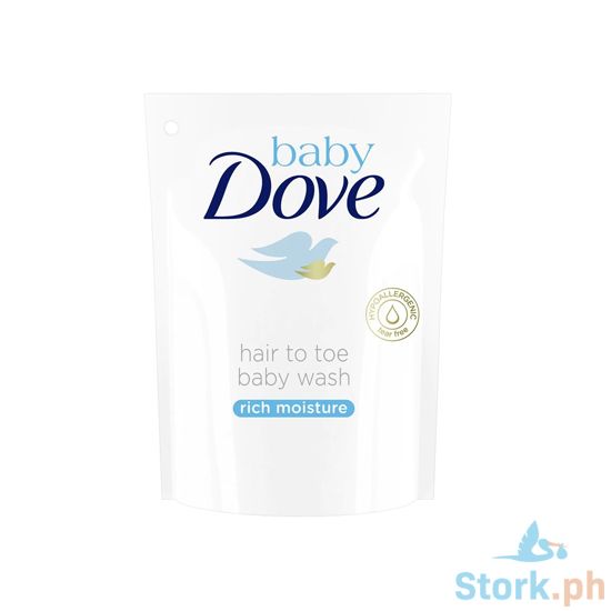 Picture of Baby Dove Rich Moisture Hair Toe Baby Wash 220Ml