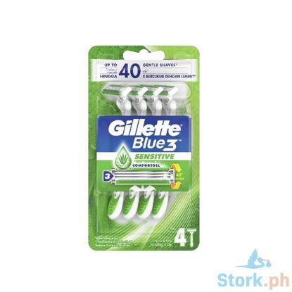 Picture of Gillette Blue 3 Disposable 4s Sensitive