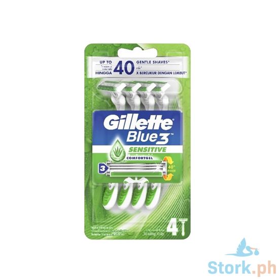 Picture of Gillette Blue 3 Disposable 4s Sensitive