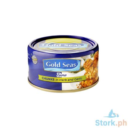 Picture of Gold Seas Tuna Chunks Herb And Garlic 90g