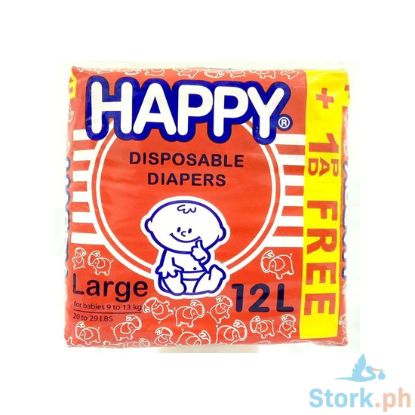 Picture of Happy Diaper Large 12s