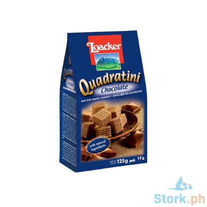 Picture of Loacker Quadratini Plus Kakao 125g 2s