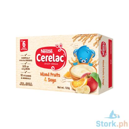 Picture of Nestle Cerelac Mixed 120g, Fruit And Soya
