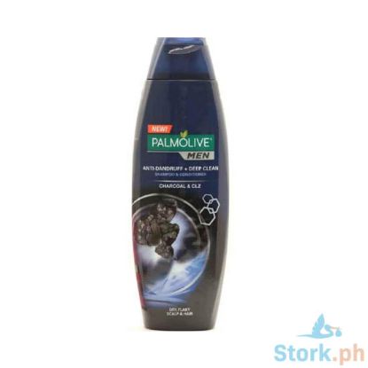 Picture of Palmolive Men Shampoo Anti-Dandruff Plus Deep Clean Charcoal 170ml