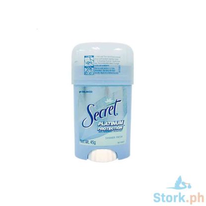 Picture of Secret Deo Platinum Crm Shower Fresh 45g