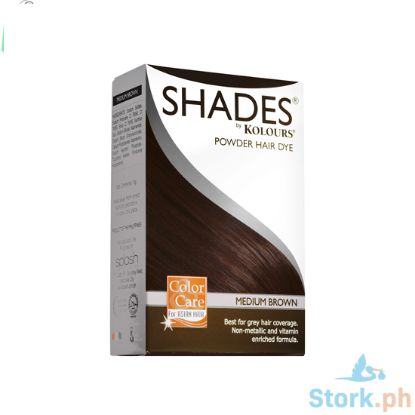 Picture of Shades Power Hair Dye 9g, Medium Brown