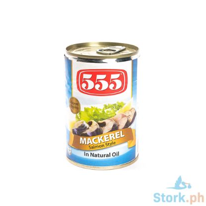 Picture of 555 Mackerel In Natural Oil 425g