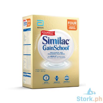 Picture of Abbott Similac GainSchool Four Above 3 Years Old Pre-School Age Powdered Milk Drink 400g