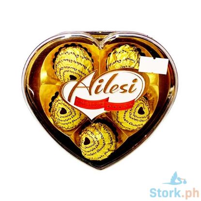 Picture of Ailesi Chocolate Heart Shaped 3s