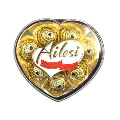 Picture of Ailesi Chocolate Heart Shaped 8s