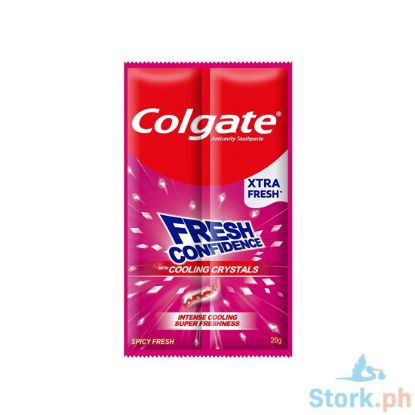 Picture of Colgate Fresh Confidence Plus Cooling Crystals Spicy Fresh Sachet 20g 11+1