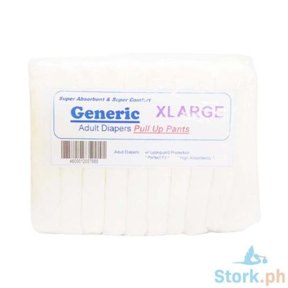 Picture of Generic Adult Diapers Pull Up Pants XL 10 Pieces